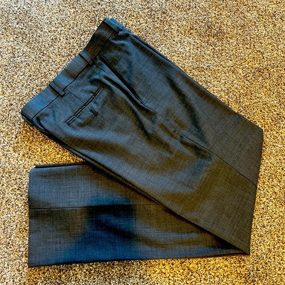 High quality slacks 34” waist 32” inseam. Grey
